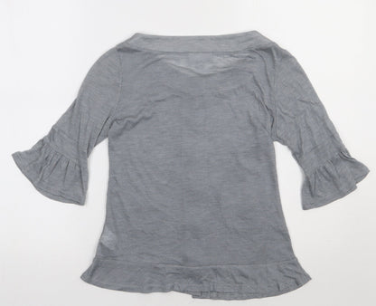 Womens UK Size 8 NEXT Grey Cardigan Jumper