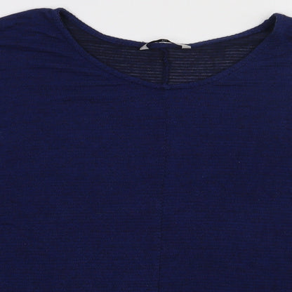 sainsburys Womens Blue  Polyester Pullover Sweatshirt Size 12  Pullover