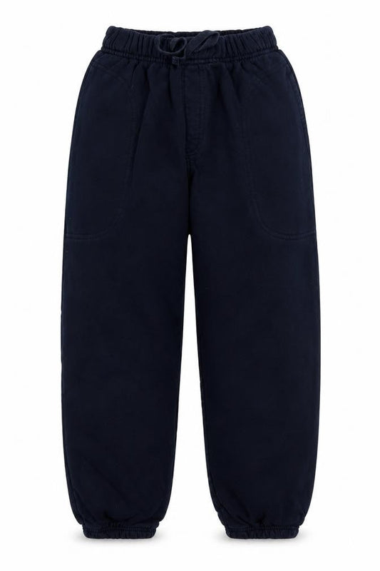 Marks and Spencer Boys Blue  Coir Jogger Trousers Size 9 Months  Regular Tie