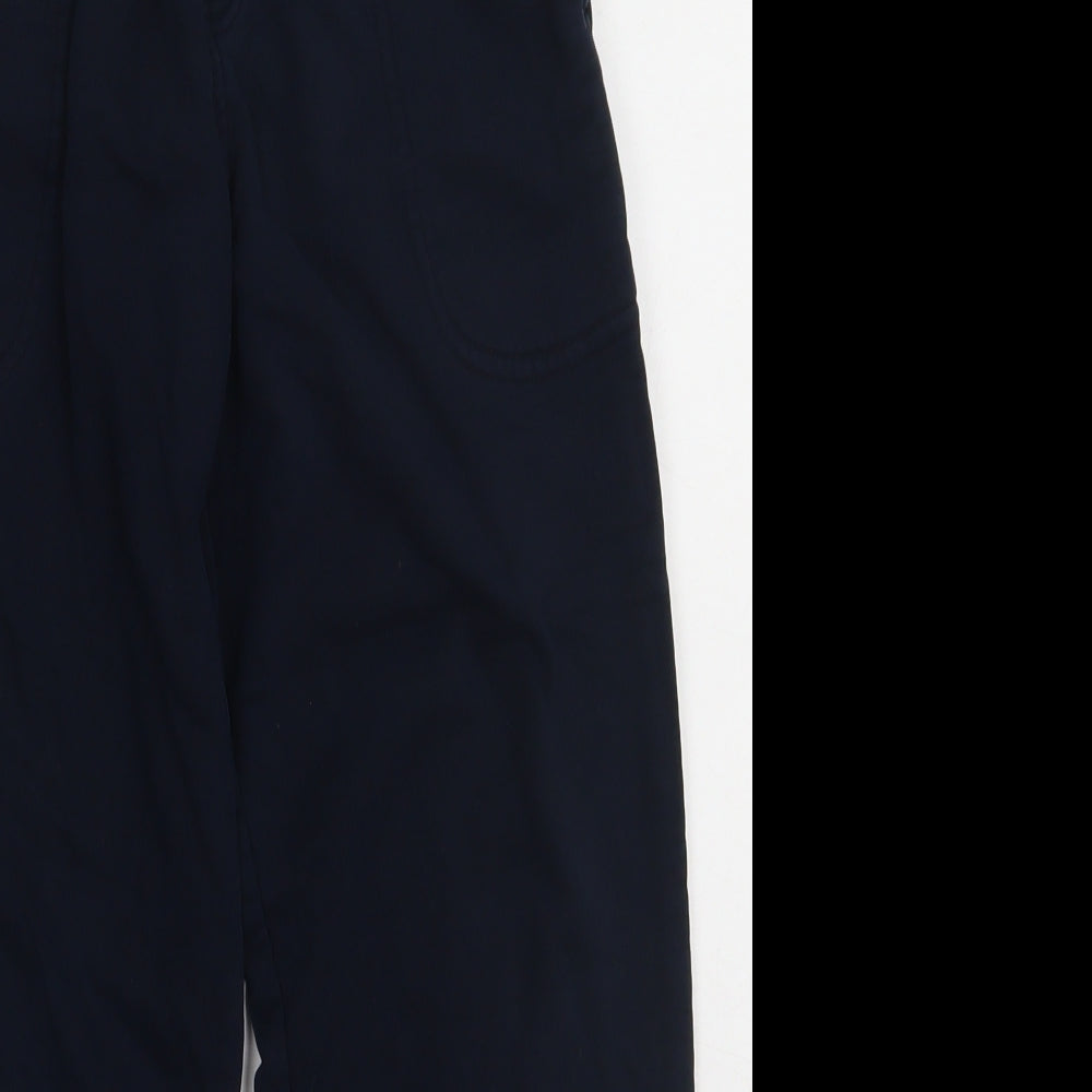 Marks and Spencer Boys Blue  Coir Jogger Trousers Size 9 Months  Regular Tie