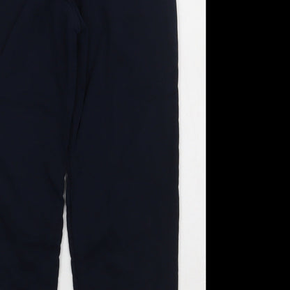 Marks and Spencer Boys Blue  Coir Jogger Trousers Size 9 Months  Regular Tie