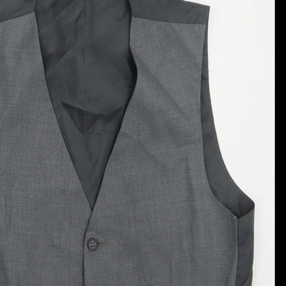 Mens UK Size 38 Burton Regular Grey Suit Tuxedo