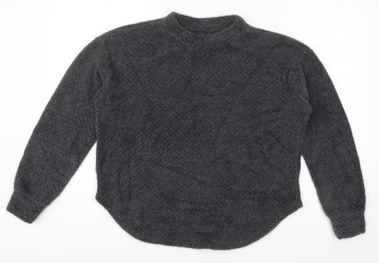 Womens UK Size S Hollister Grey Pullover Jumper