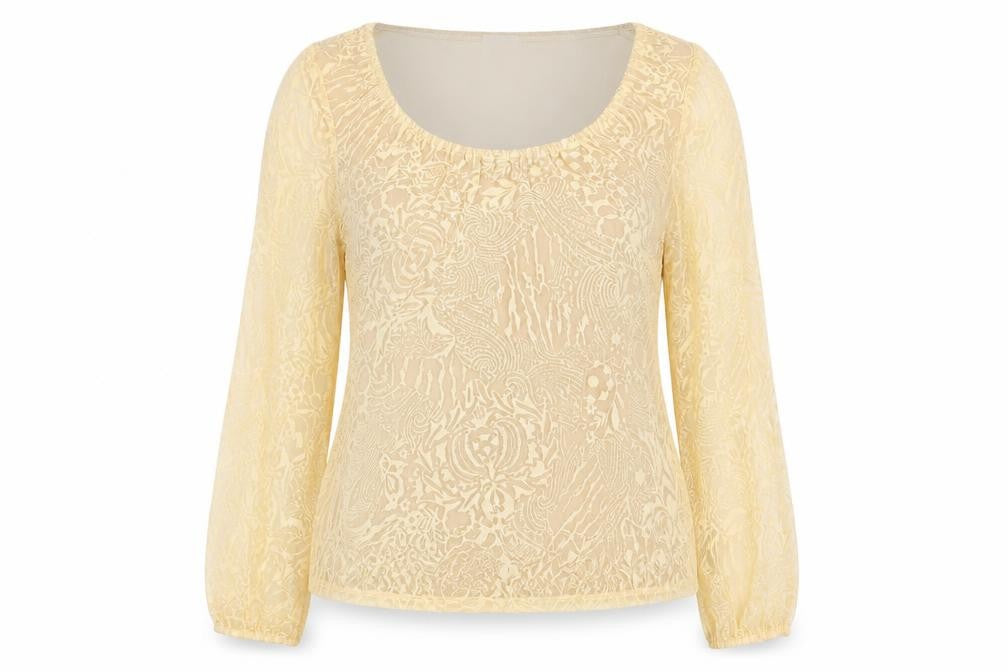 Womens UK Size 16 NEXT Beige Basic Blouse