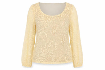 Womens UK Size 16 NEXT Beige Basic Blouse