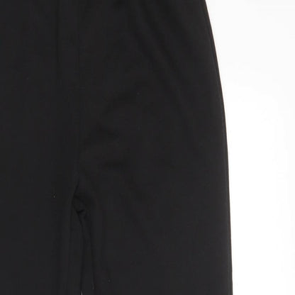 Womens UK Size 8 PRETTYLITTLETHING Regular Fit Jogger Black Trousers