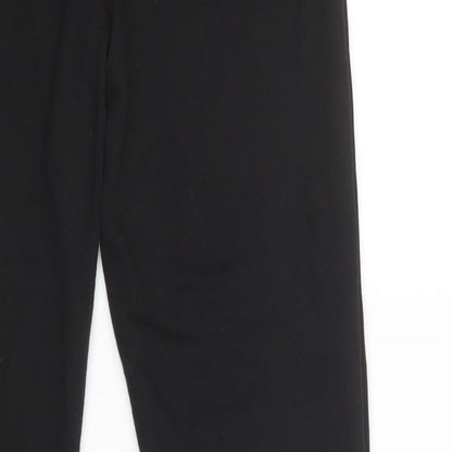 Womens UK Size 8 PRETTYLITTLETHING Regular Fit Jogger Black Trousers
