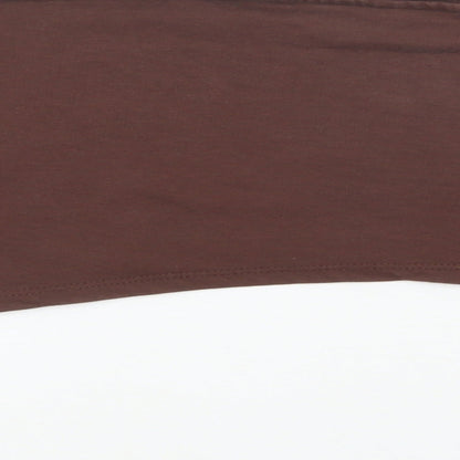 Candy Couture Girls Brown  Cotton Pullover Sweatshirt Size 15 Years   - Cropped