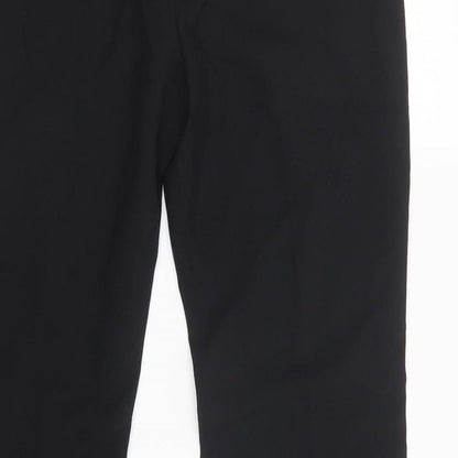 Womens UK Size 12 For Women Regular Fit Dress Pants Black Trousers