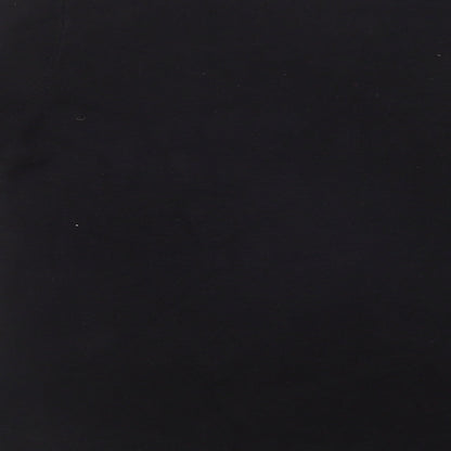 F&F Womens Black V-Neck  Acrylic Pullover Jumper Size 12