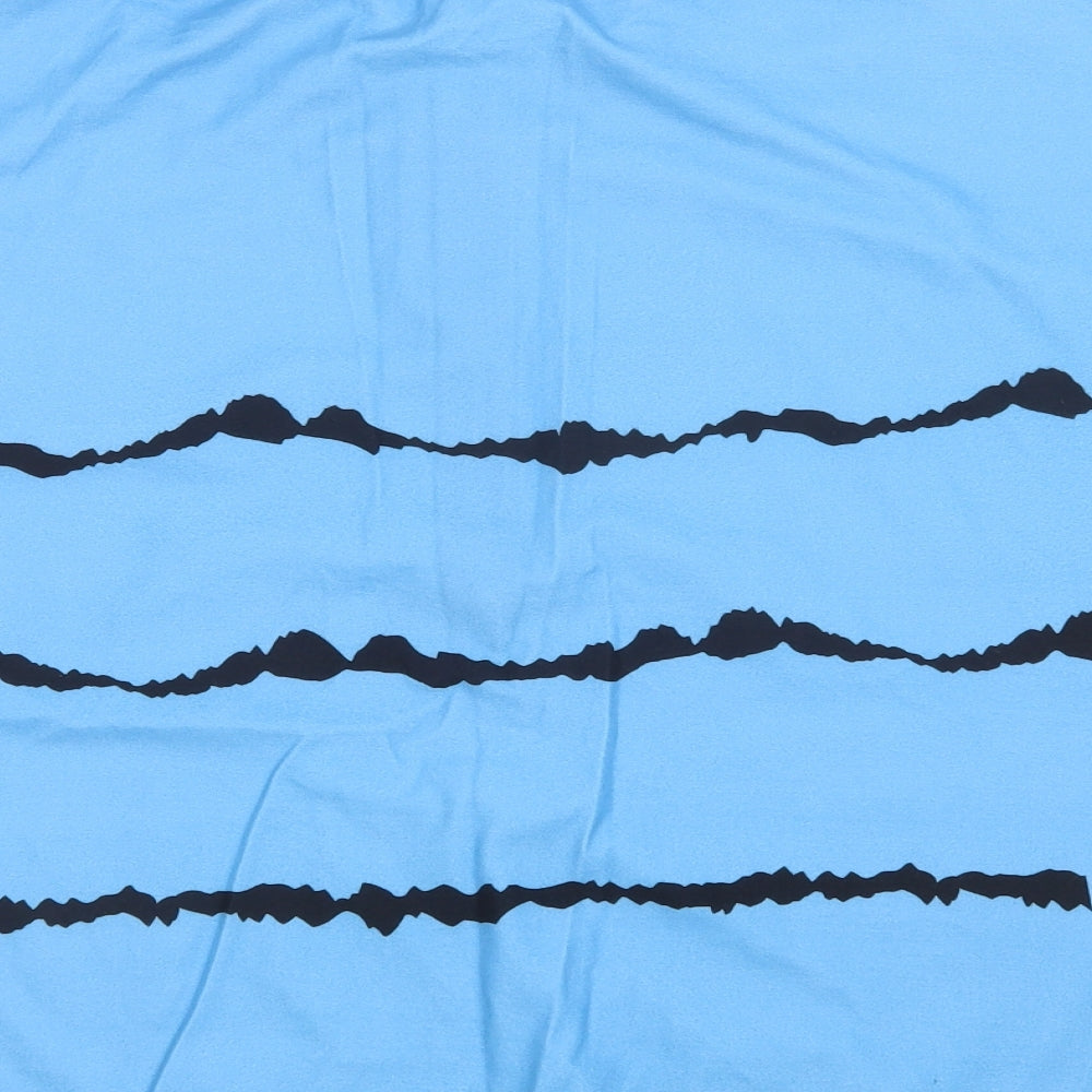Womens UK Size L Preworn Blue Basic Blouse