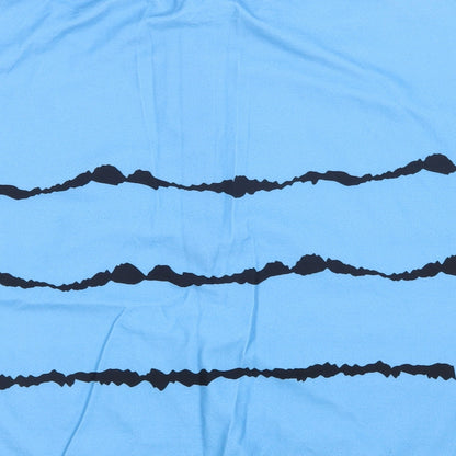 Womens UK Size L Preworn Blue Basic Blouse