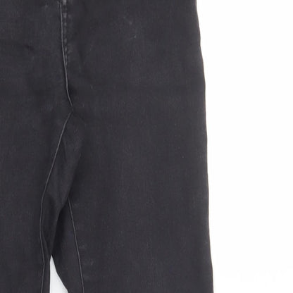 Primark Womens Black  Cotton Skinny Jeans Size 8 L30 in Regular Button