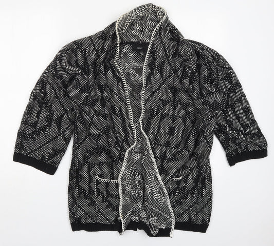 Womens UK Size M NEXT Black Cardigan Jumper