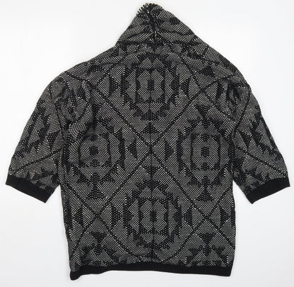 Womens UK Size M NEXT Black Cardigan Jumper