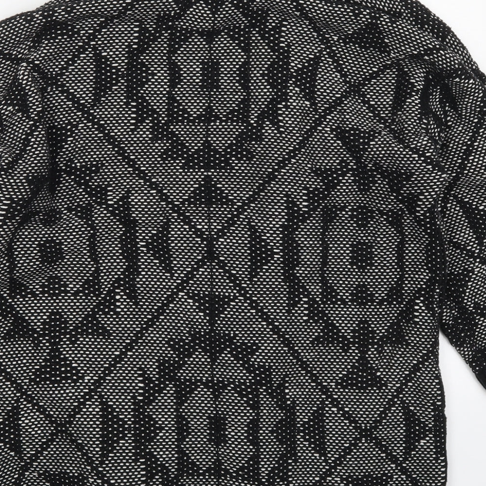 Womens UK Size M NEXT Black Cardigan Jumper