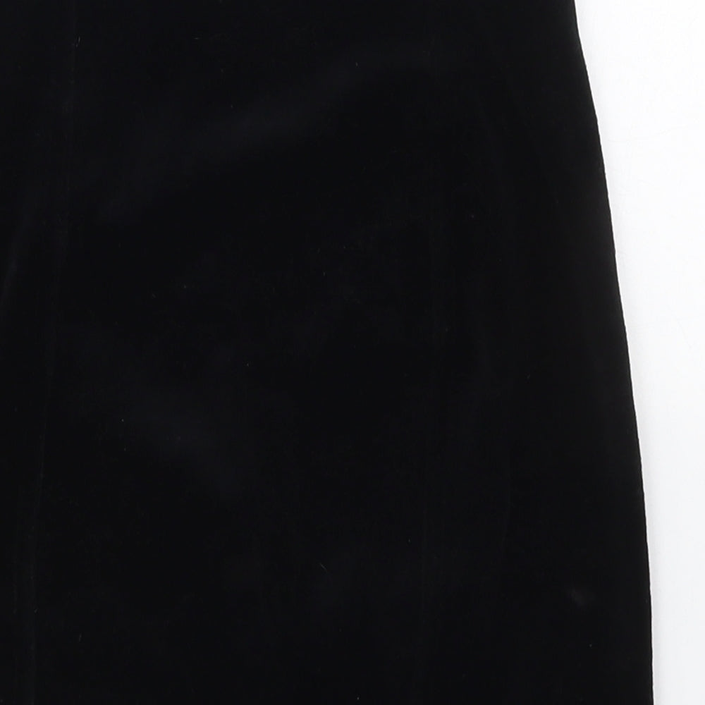 In Wear Womens Black  Cotton Mini Skort Size S