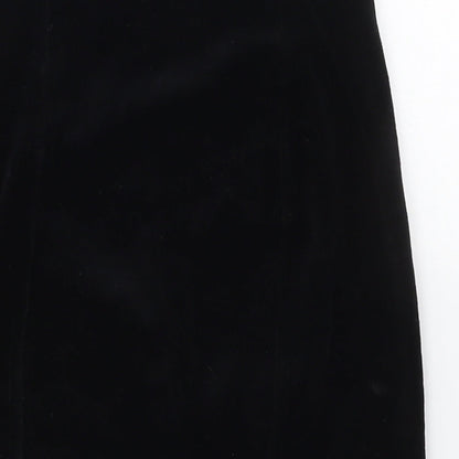 In Wear Womens Black  Cotton Mini Skort Size S