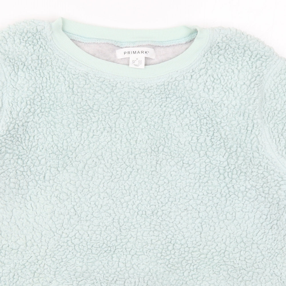 Primark Womens Green Solid Polyester Top Pyjama Top Size 12