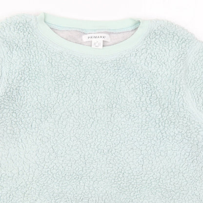 Primark Womens Green Solid Polyester Top Pyjama Top Size 12