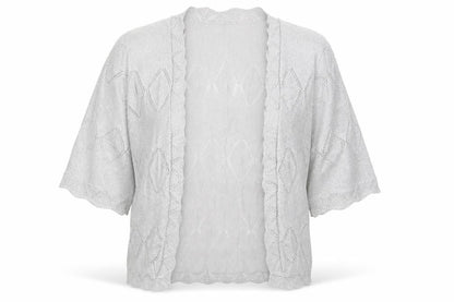 Womens UK Size 8 NEXT Silver Cardigan Jumper