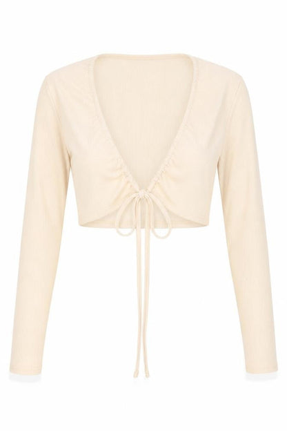 Womens UK Size S SheIn Beige Cardigan Jumper