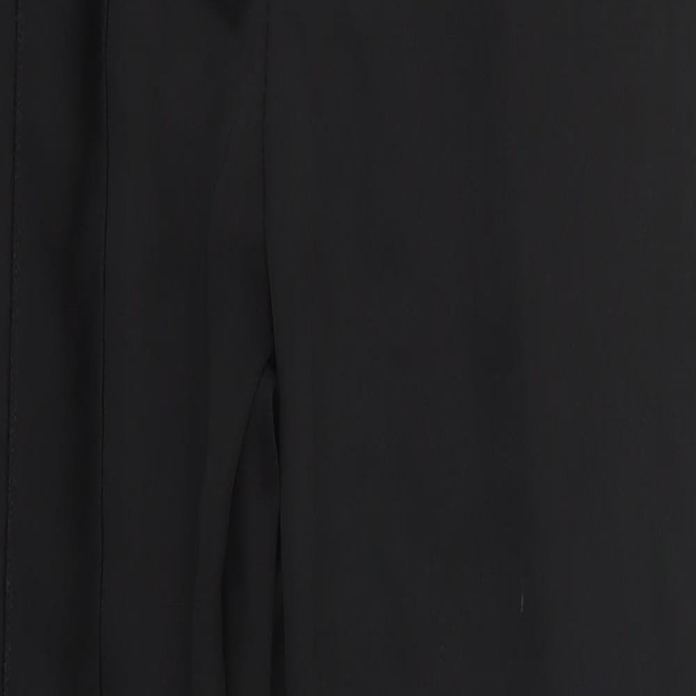 Womens UK Size 6 Boohoo Regular Fit  Black Trousers