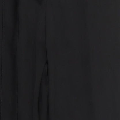 Womens UK Size 6 Boohoo Regular Fit  Black Trousers