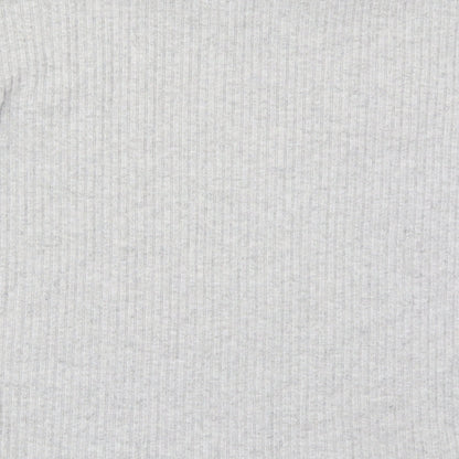 Primark Womens Grey Round Neck  Polyester Pullover Jumper Size 6