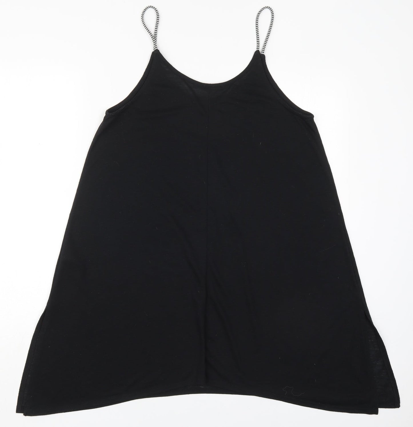 George Womens Black  Polyester Tank Dress  Size M  Scoop Neck Pullover