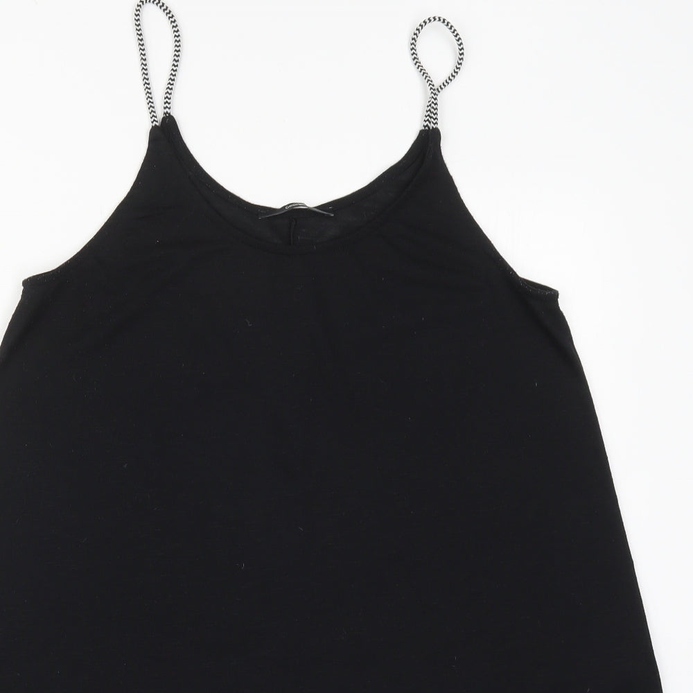 George Womens Black  Polyester Tank Dress  Size M  Scoop Neck Pullover