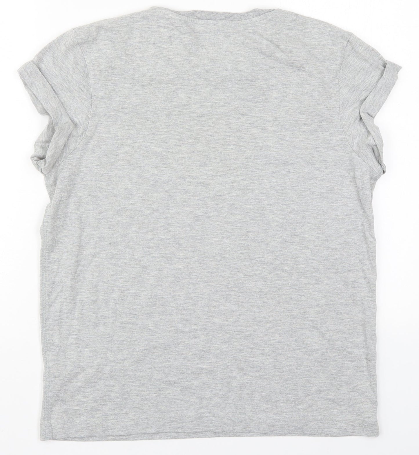 Womens UK Size 8 Jack Wills Grey Basic T-Shirt