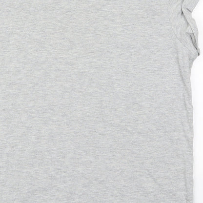 Womens UK Size 8 Jack Wills Grey Basic T-Shirt