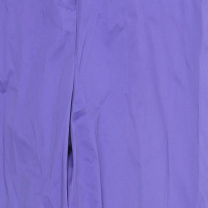 Womens UK Size 34 in Marks and Spencer Regular Fit  Purple Trousers