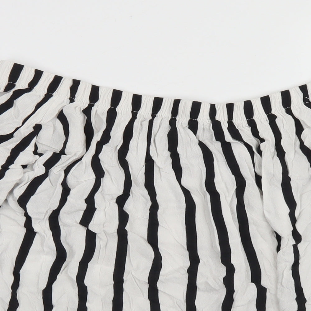 Womens UK Size 10 Select White Cropped Blouse