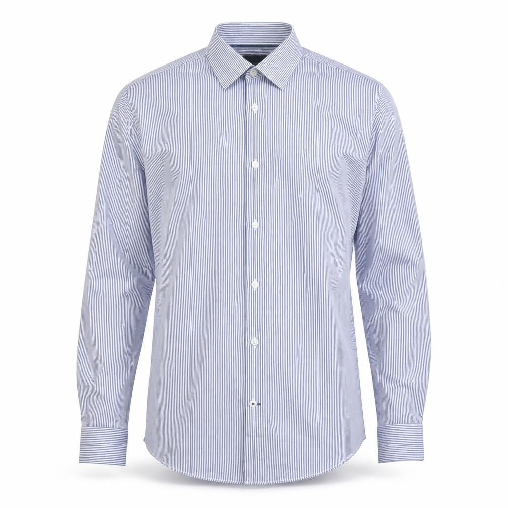 Mens UK Size S Burton Blue  Button-Up Long Sleeve Casual Shirt