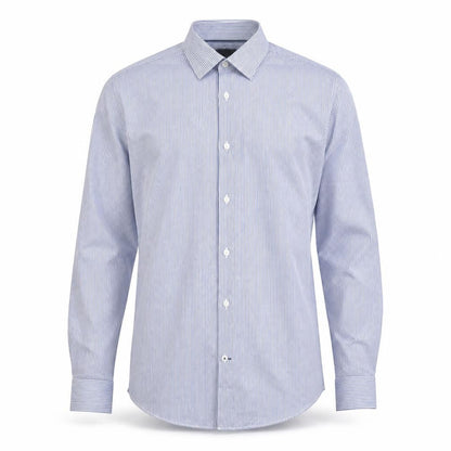 Mens UK Size S Burton Blue  Button-Up Long Sleeve Casual Shirt