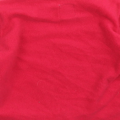 Primark Girls Red  Polyester Pullover T-Shirt Size 12-18 Months Crew Neck Button - Mickey Mouse