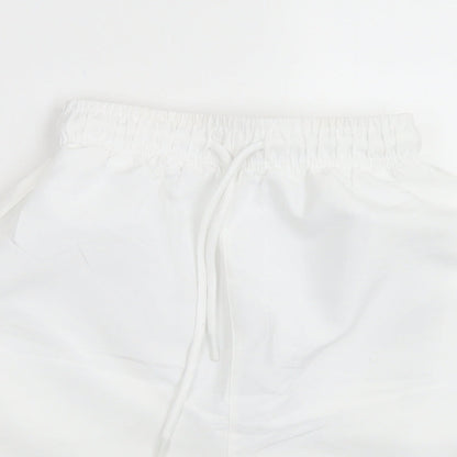 Aeropostale Mens White  Polyester Athletic Shorts Size XS L6 in Regular Drawstring