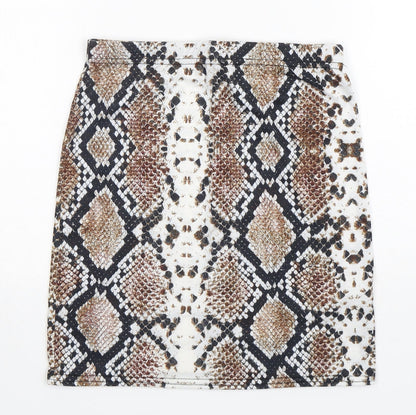 Womens UK Size 8 PRETTYLITTLETHING Mini  Skirt