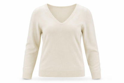 Womens UK Size 10 BHS Beige Pullover Jumper