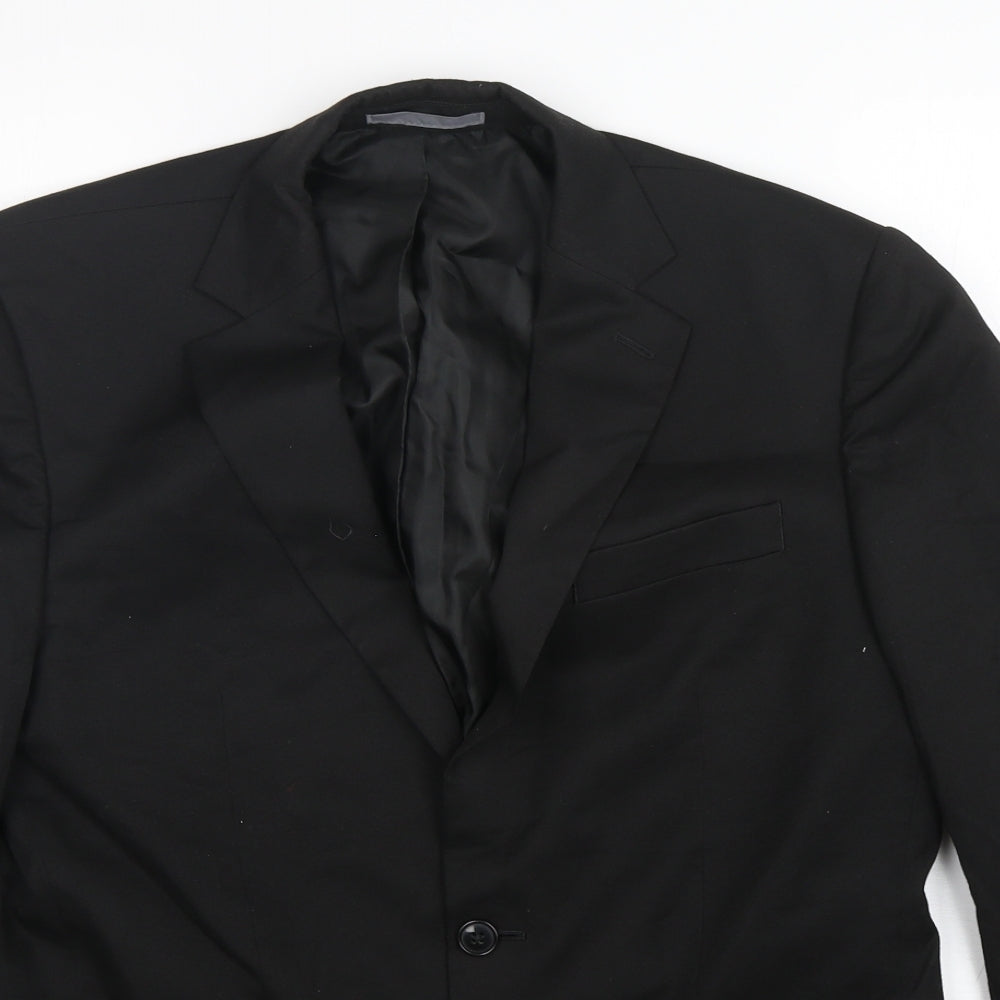 Mens UK Size  M&S Regular Black Suit Jacket