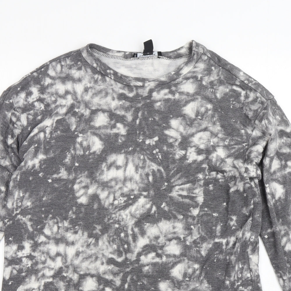 Womens UK Size 10 New Look Grey Pullover Jumper