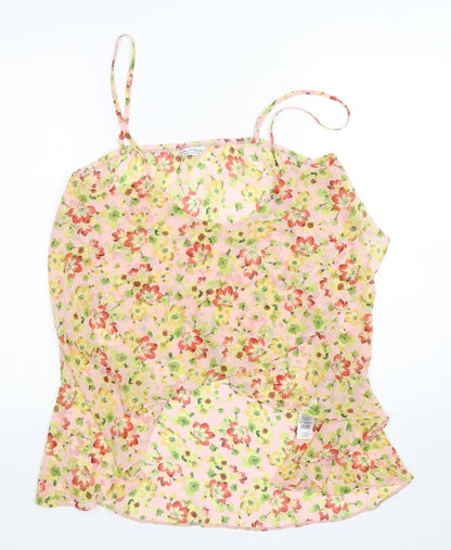 Womens UK Size 14 Miss Selfridge Multicoloured Basic Blouse