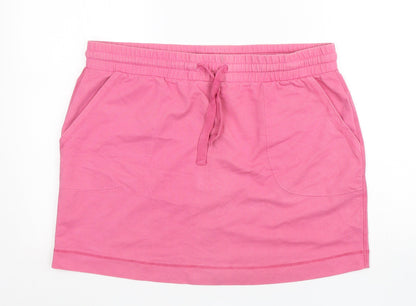 TU Womens Pink  Cotton Mini Skirt Size L
