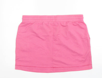 TU Womens Pink  Cotton Mini Skirt Size L
