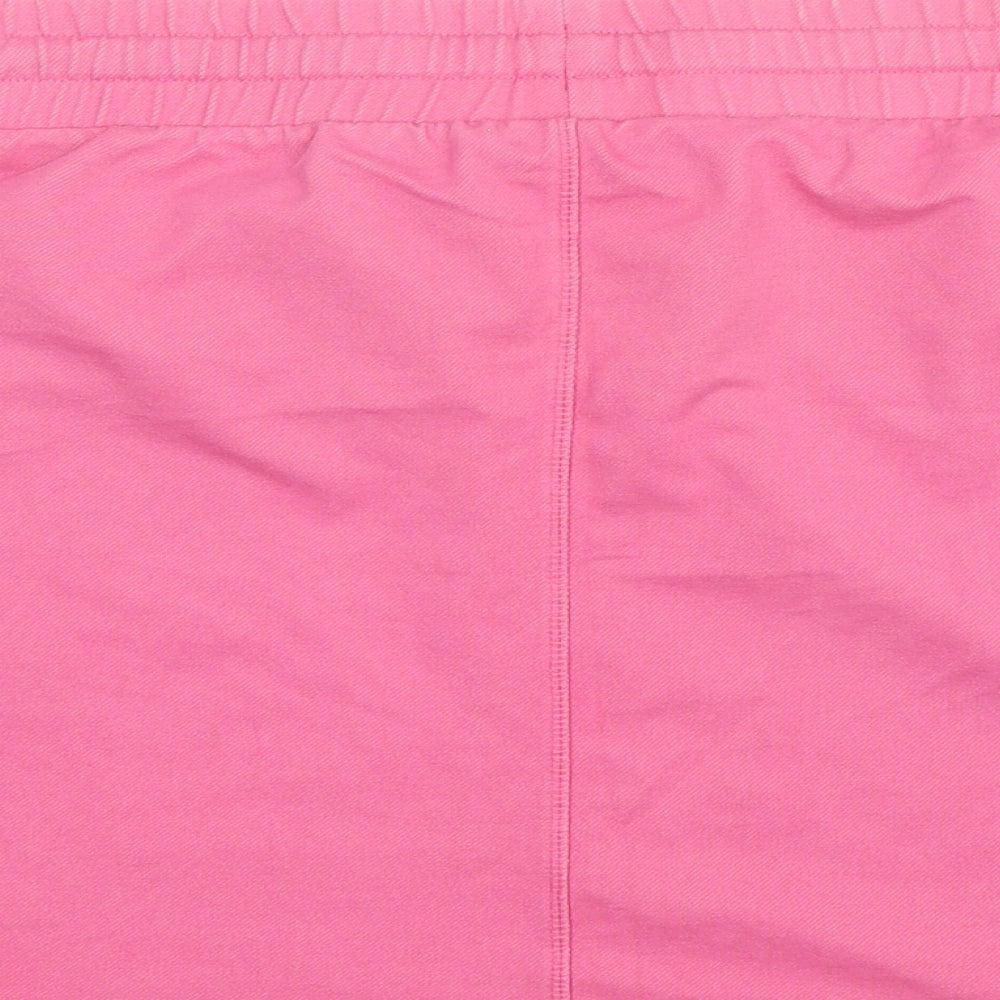 TU Womens Pink  Cotton Mini Skirt Size L