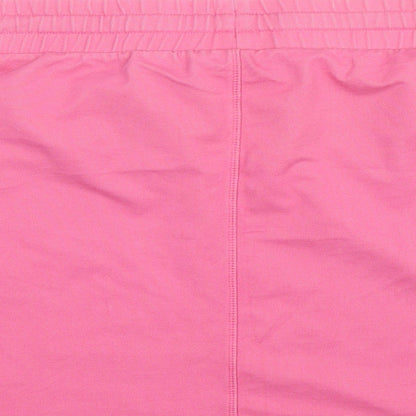 TU Womens Pink  Cotton Mini Skirt Size L