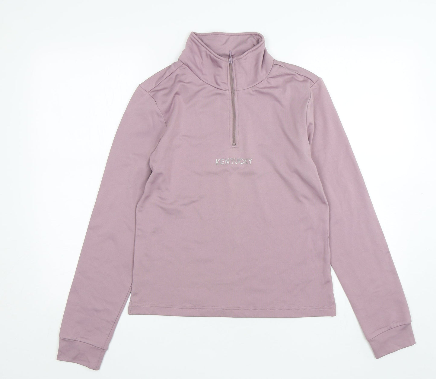 Preworn Womens Purple  Polyester Pullover Sweatshirt Size M
