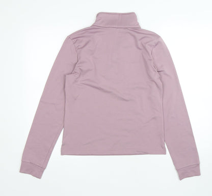 Preworn Womens Purple  Polyester Pullover Sweatshirt Size M